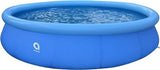 Avenli 15 Foot x 36 Inch  Backyard Swimming Pool, Blue